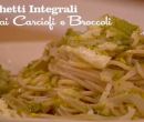 Spaghetti integrali ai carciofi e broccoli - I men di Benedetta