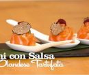 Sushi con salsa olandese tartufata - I men di Benedetta
