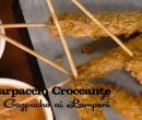 Carpaccio croccante con gazpacho di lamponi - I men di Benedetta